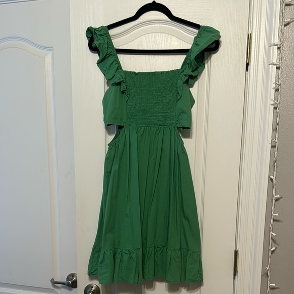 Green Ruffled Sundress - Picture 2 of 2